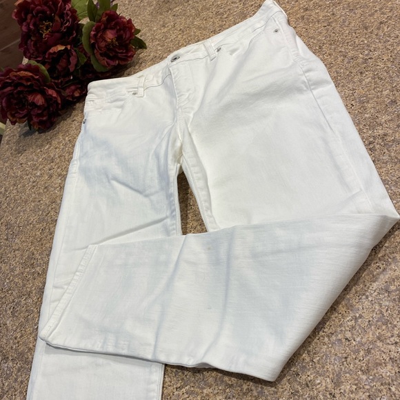 Lucky Brand Denim - Lucky Brand Hayden Skinny White Jeans 8 / 29